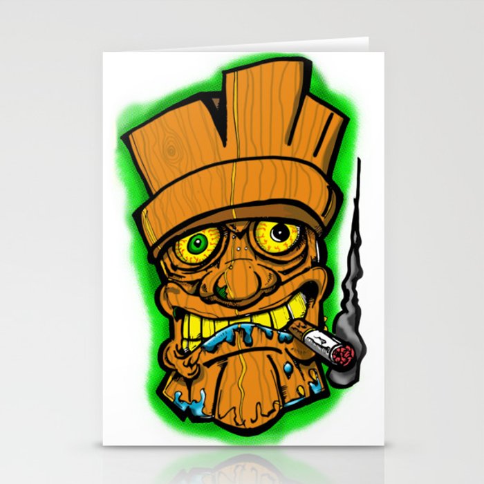 700x700 Cocktail Weenie And The Tiki Hut Stationery Cards