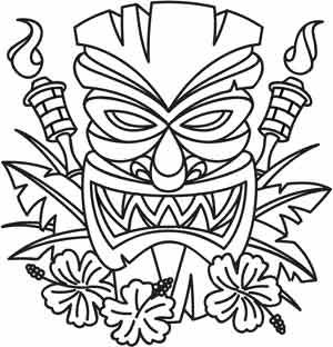 300x312 Craft A Tiki Paradise With This Colorful Design! Downloads As