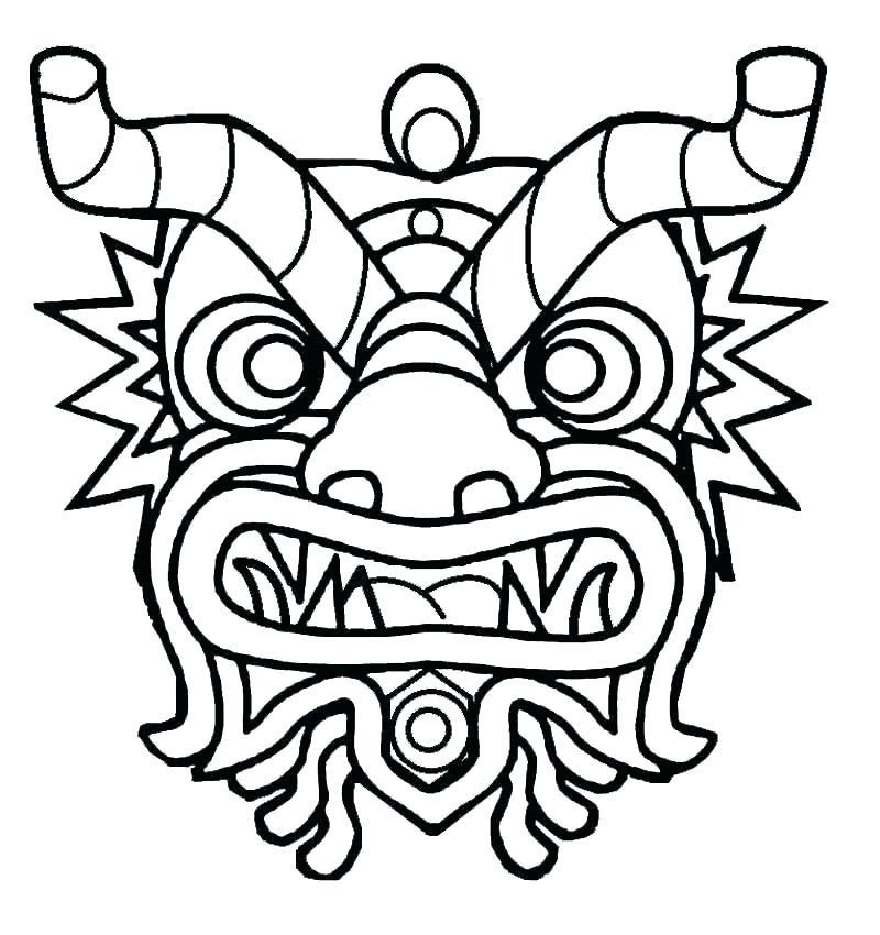 800x850 Coloring Pages Mask