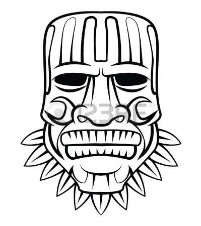399x450 Drawn Totem Pole Tiki