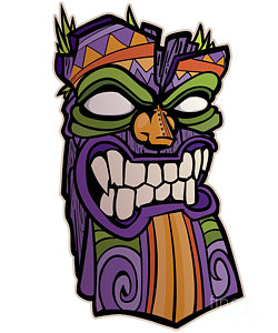 250x300 Tiki Mask Art