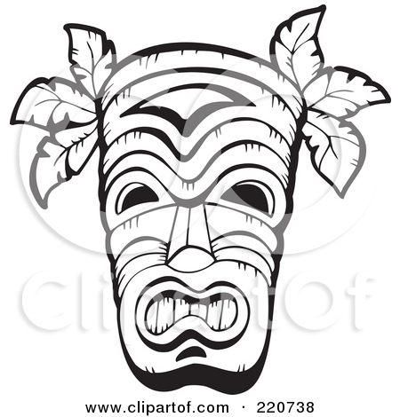 450x470 Tiki Mask Template Image Group