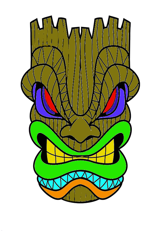 564x798 Tiki Mask