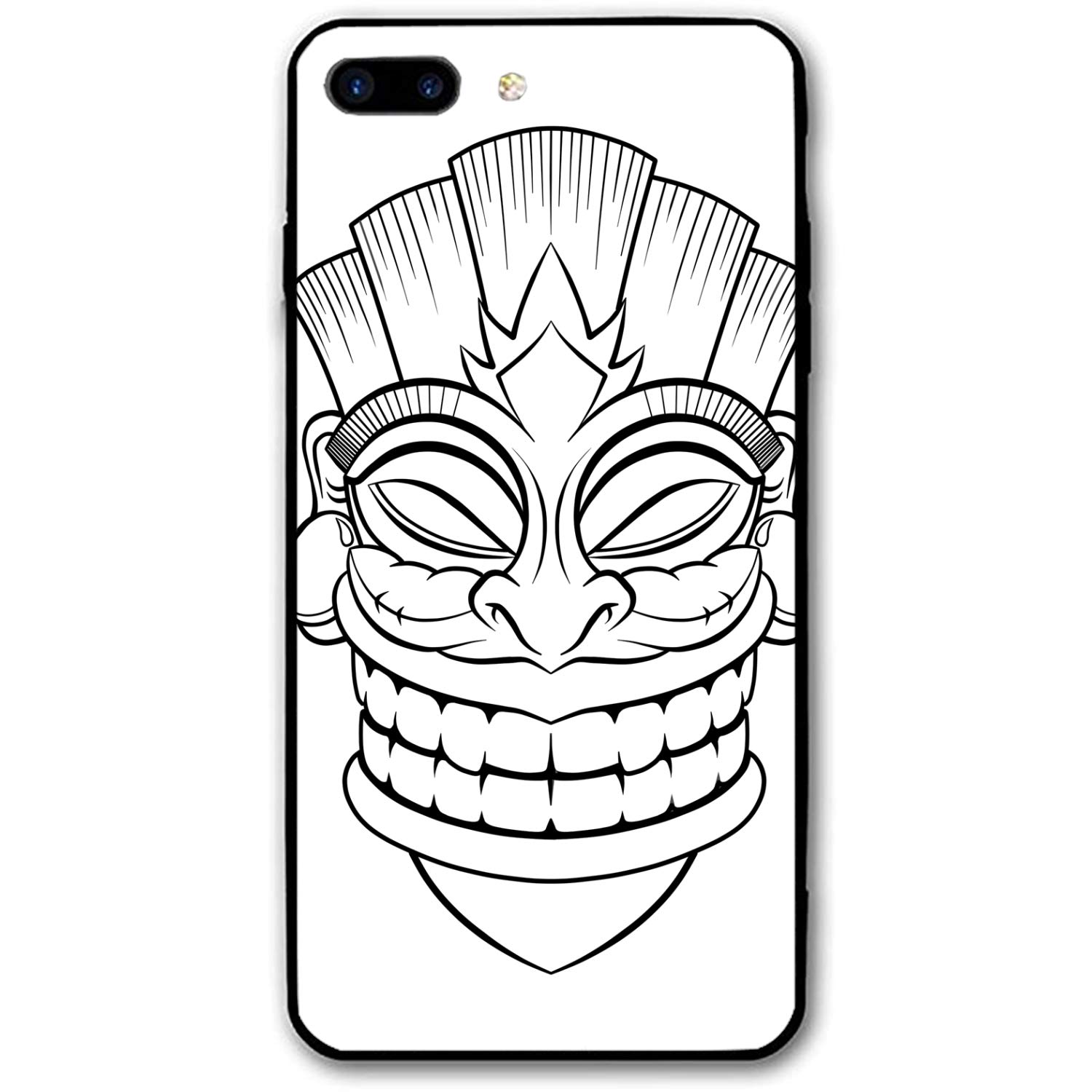 1500x1500 Tiki Mask Custom Iphone Plus Cover Ultra Thin Hard
