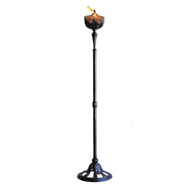 658x659 maui monarch pedestal tiki torch tiki torch lights, garden