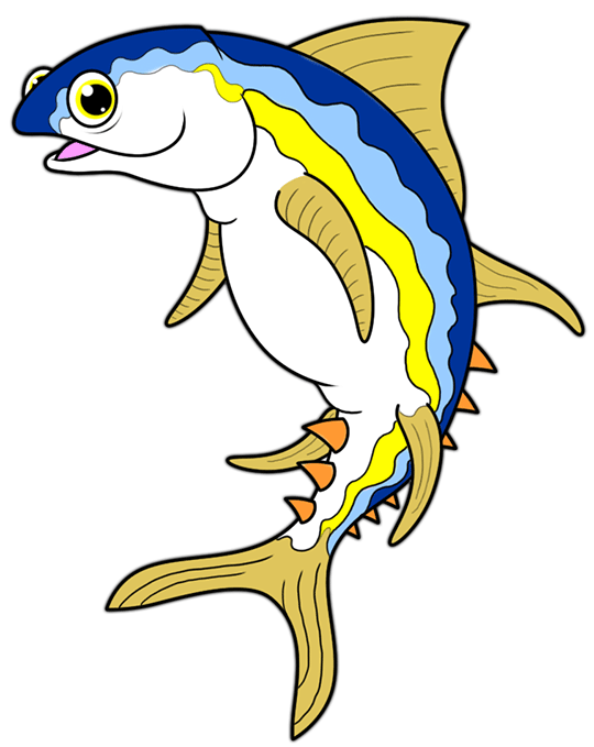 540x679 How To Draw A Fish Cartoon