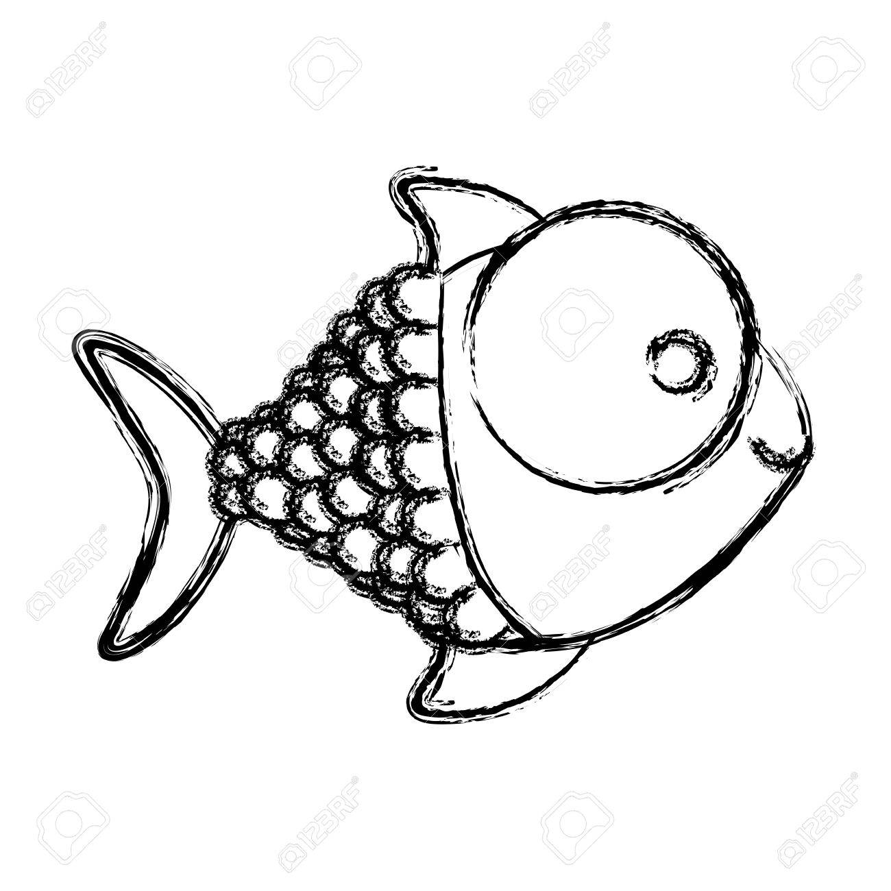 1300x1300 Huge Collection Of 'happy Fish Drawing' Download More Than