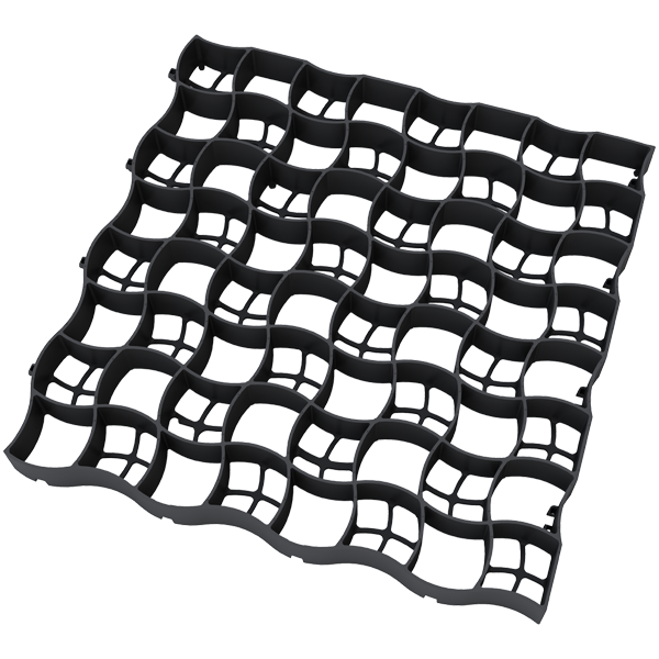 600x600 Geoplast Plastic Tiles For Preservation Of The Soil Draining Surface