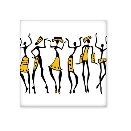 425x425 primitive africa aboriginal black totems drawing ceramic bisque