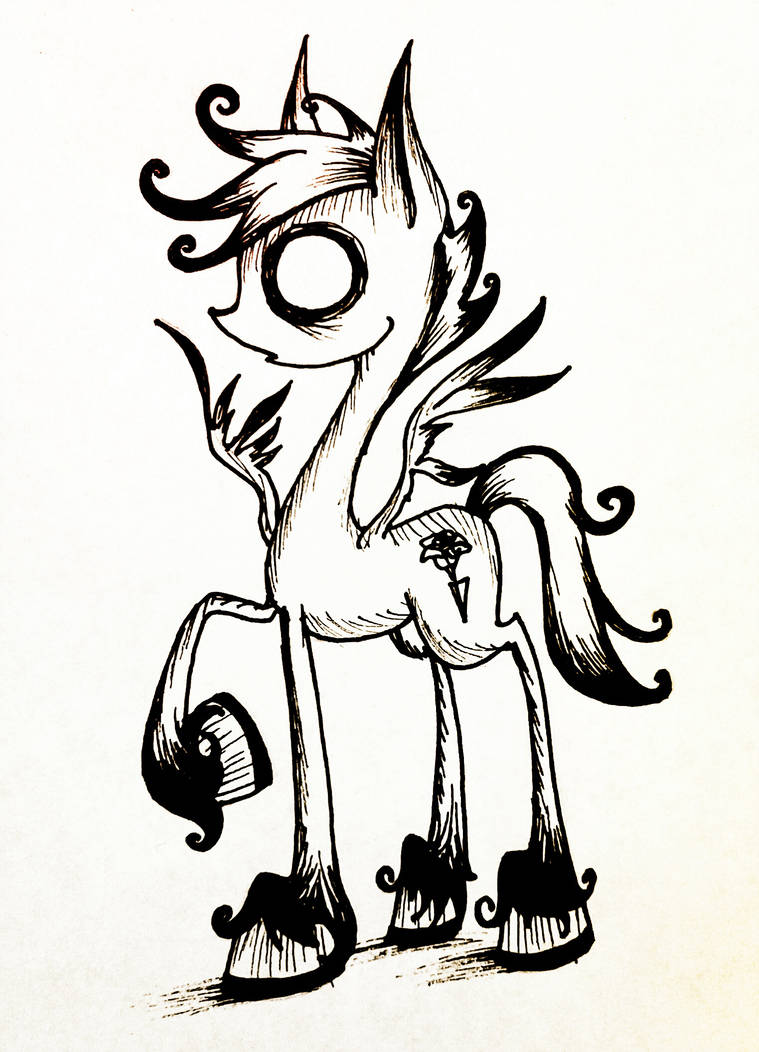 759x1052 Tim Burton Pony Commish