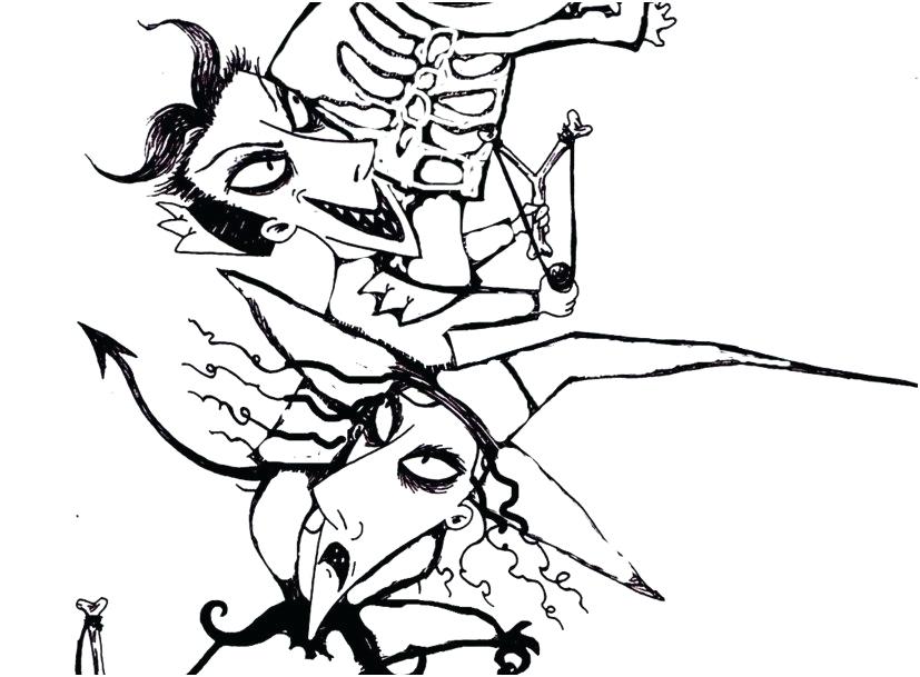 827x609 Tim Burton Coloring Pages Nightmare Before Coloring Pages