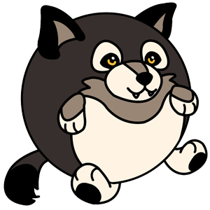 300x300 squishable timber wolf an adorable fuzzy plush to snurfle