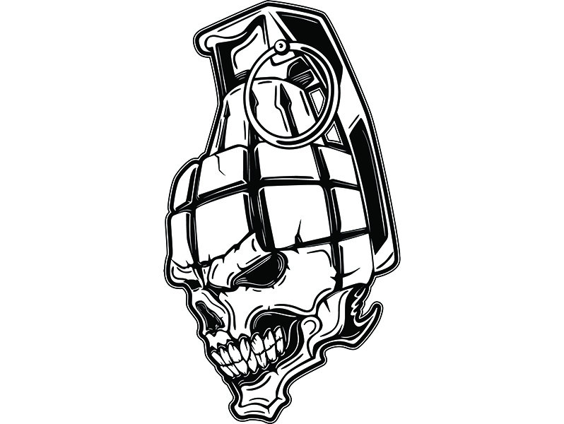 798x600 skull grenade time bomb crazy explosive weapon war army etsy