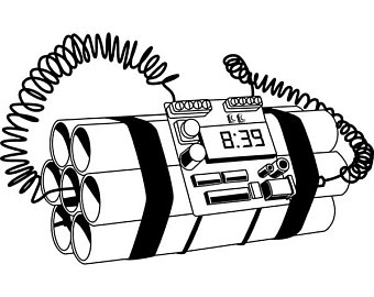 340x270 Time Bomb Clock Etsy