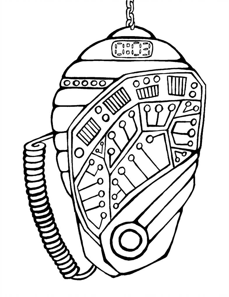 786x1017 Butterfly Time Bomb For Colouring