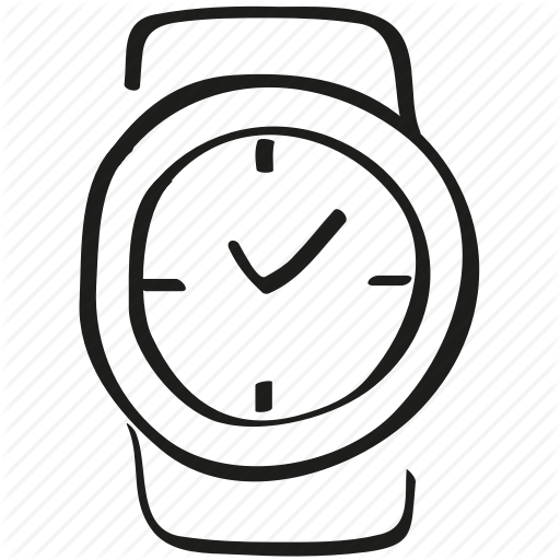 512x512 Vector Sketching Clock Transparent Png Clipart Free Download