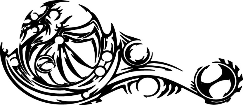 832x360 Wall Design Biker Stickers Time Machine