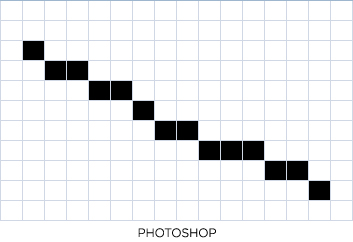 353x242 Drawing Pixel Thick, Aliased Lines In Real Time