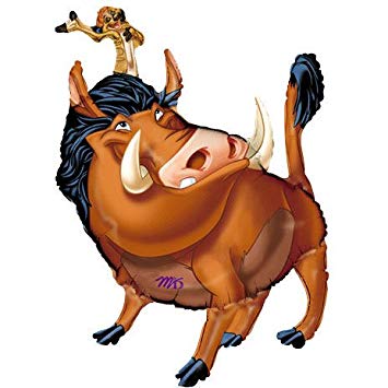 355x355 american balloon company the lion king timon and pumbaa mylar