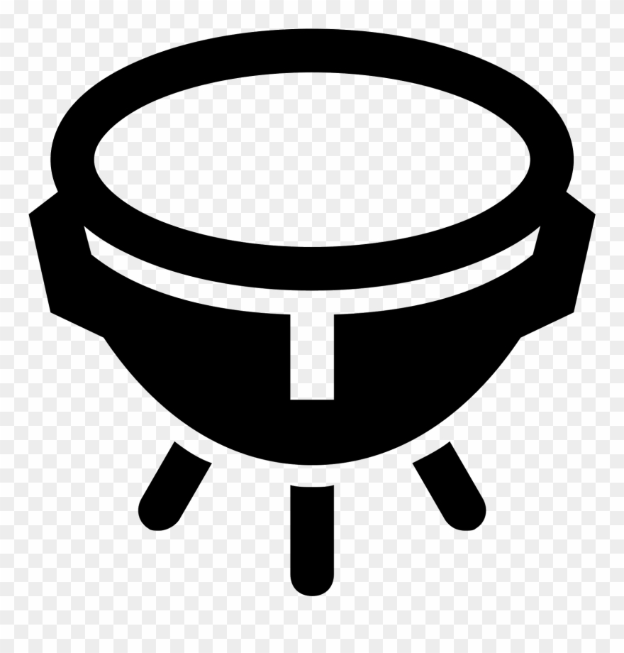 880x920 The Icon Is A Picture Of A Drum, Or Timpani Clipart