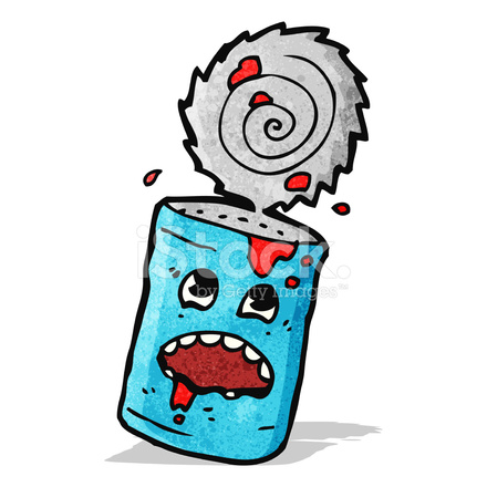440x440 Cartoon Tin Can Stock Vector
