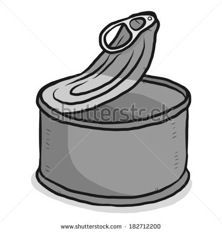 450x470 Open Can Clipart