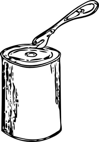 414x592 Tin Can Clip Art