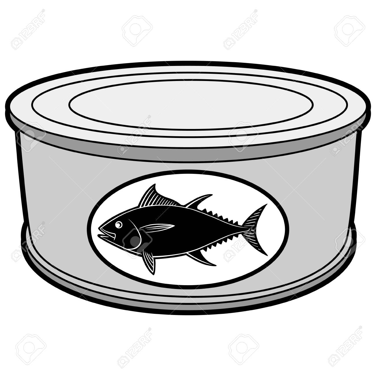 1300x1300 Tuna Can Clipart