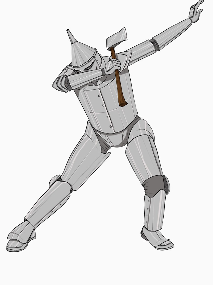 750x1000 Wizard Of Oz Dabbing Tin Man T Shirt