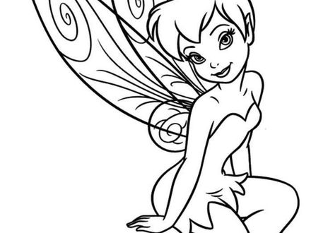 440x330 Tinkerbell Color Page, Tinker Bell And Periwinkle Coloring