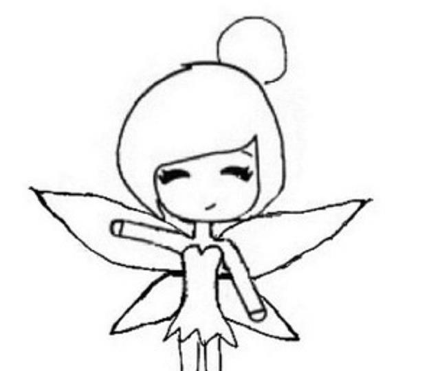 640x540 Tinkerbell Drawing Chibi For Free Download
