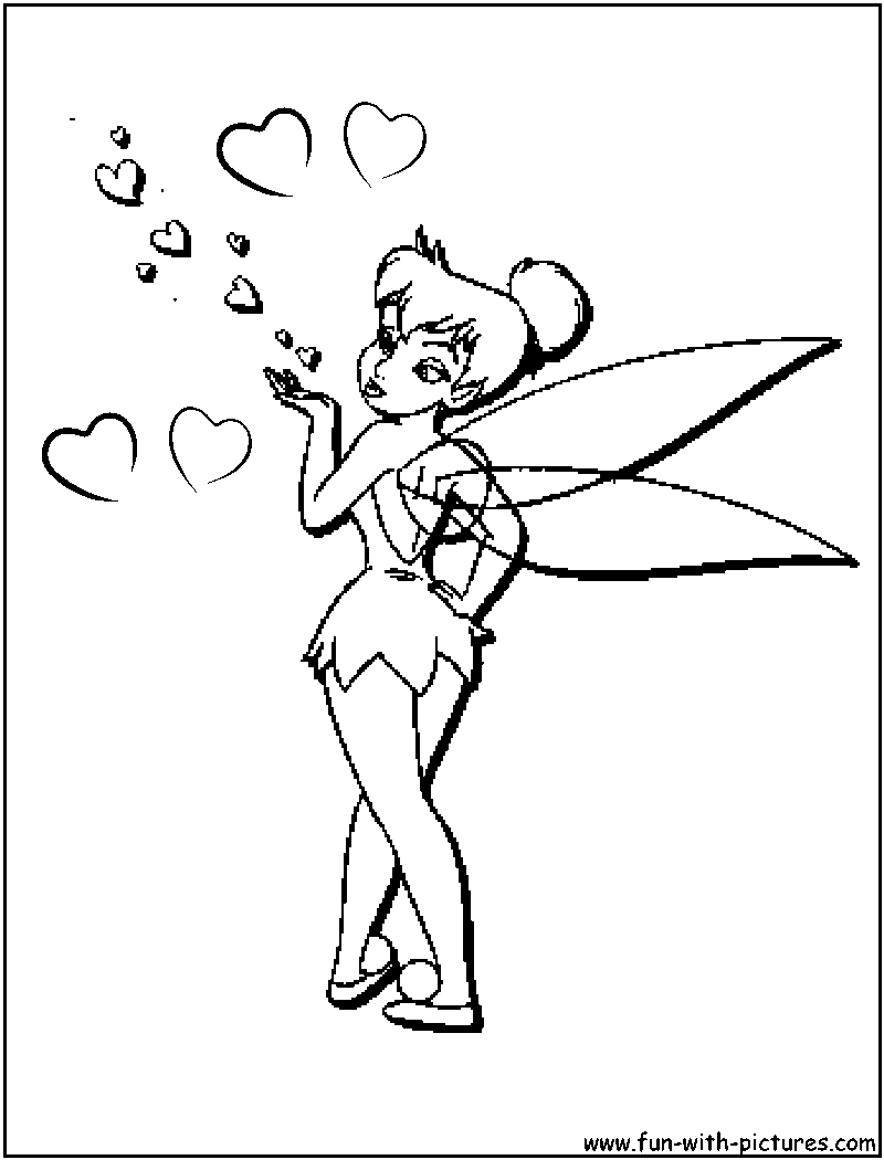 800x1050 Tinkerbell Drawing Heart For Free Download
