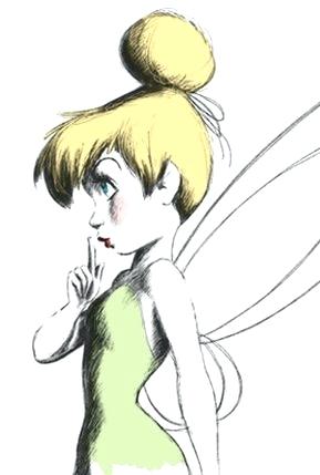 Tinkerbell Drawing | Free download on ClipArtMag