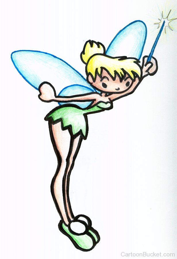 616x900 Tinkerbell Drawing