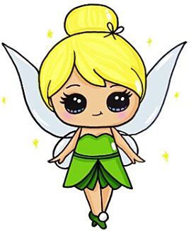 270x326 Tinkerbell Disney Kawaii Disney, Kawaii Drawings, Cute Drawings