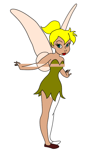 372x524 Tinkerbell Wings Drawing