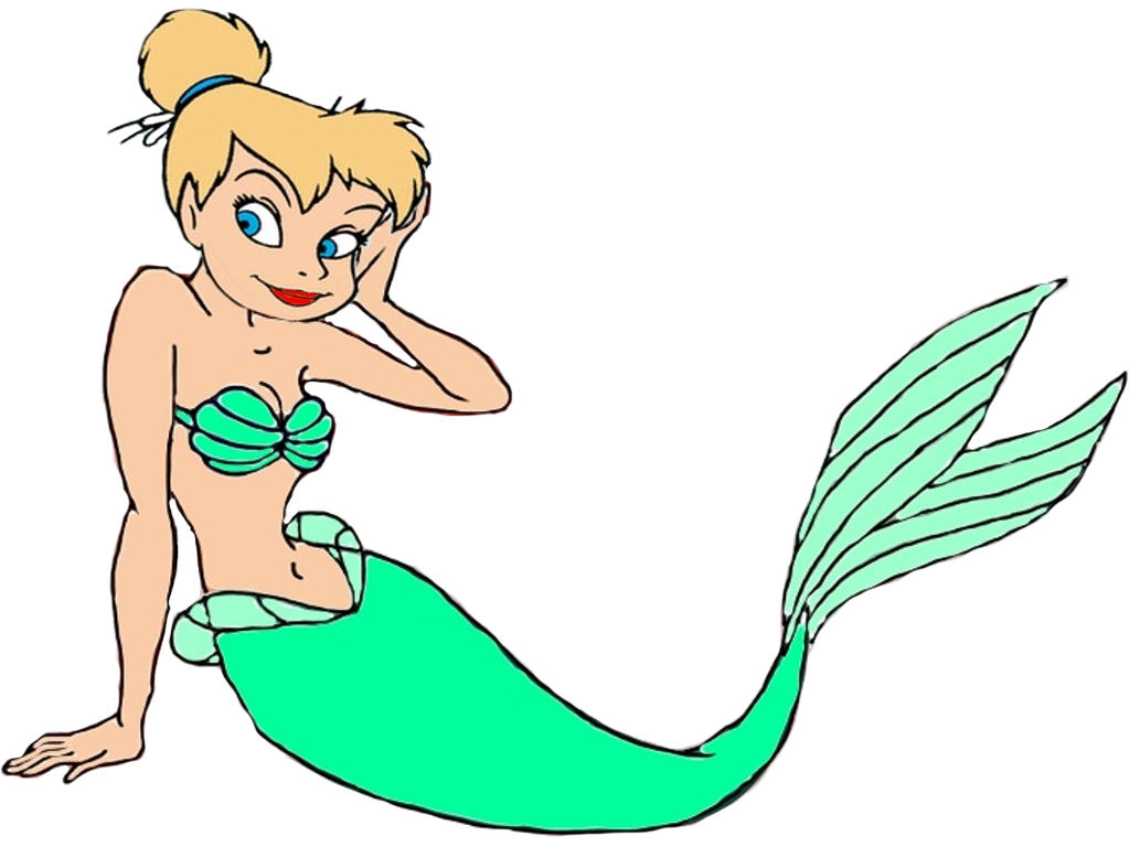 1024x768 Drawing Tinkerbell Mermaid Transparent Png Clipart Free Download