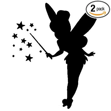 355x355 Simple Tinkerbell Silhouette