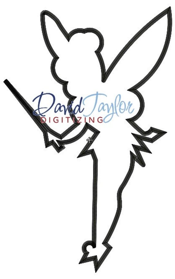 570x907 Image Is Loading Confetti Fairies Die Cut Tinkerbell Silhouette
