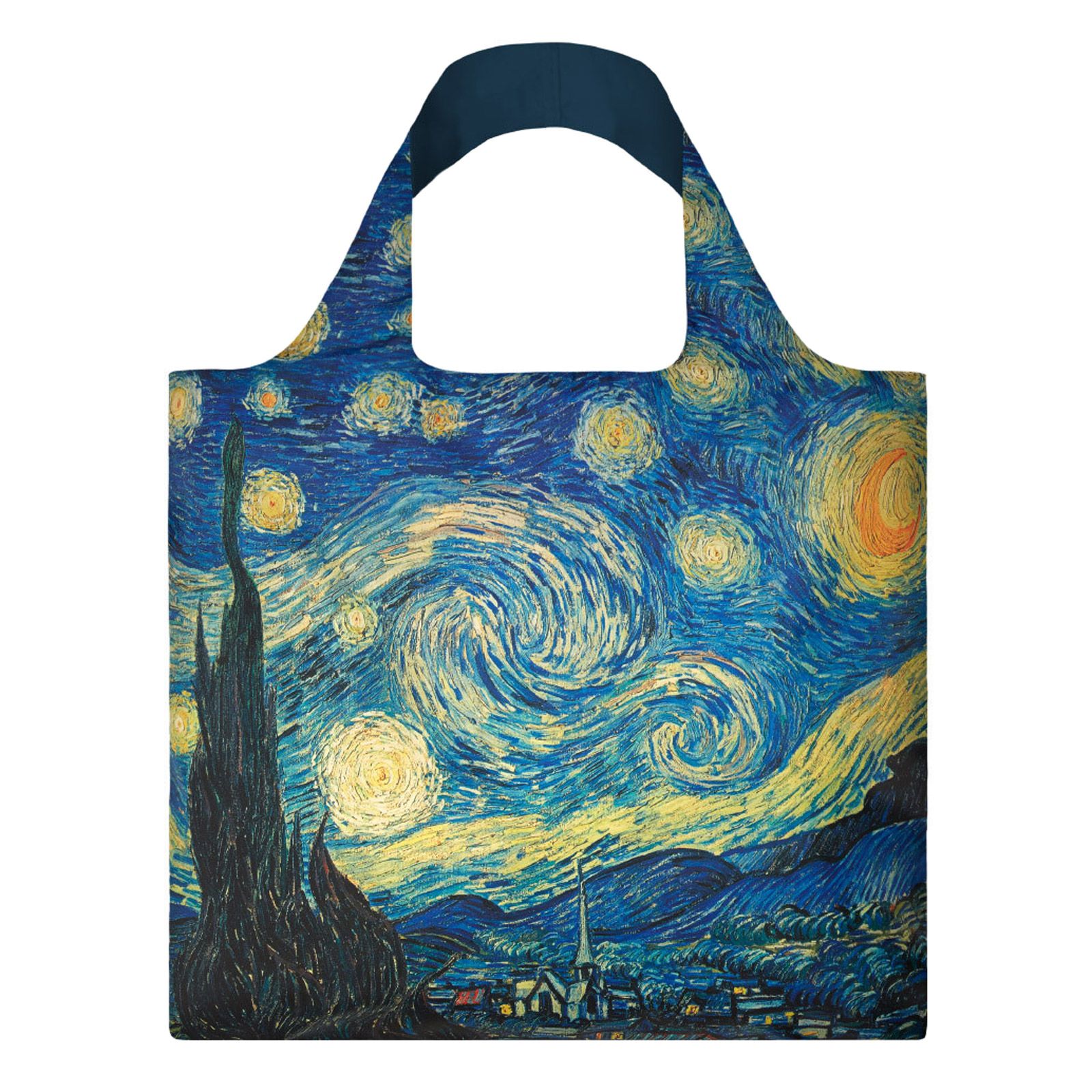 1600x1600 vincent van gogh starry night, reusable tote bag national