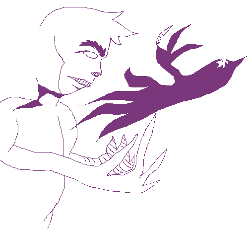 500x461 Drawing Waiting For Satan