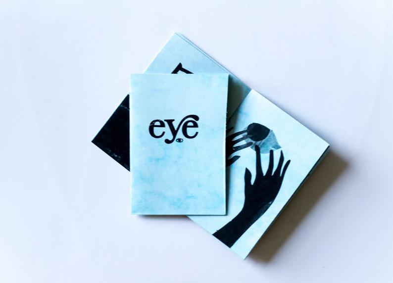 794x572 Eye Very Tiny Art Zine Illustration Book Etsy