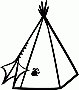 265x302 How To Draw A Teepee For Kids, Step