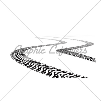 325x325 Snow Tire Tracks Gl Stock Images