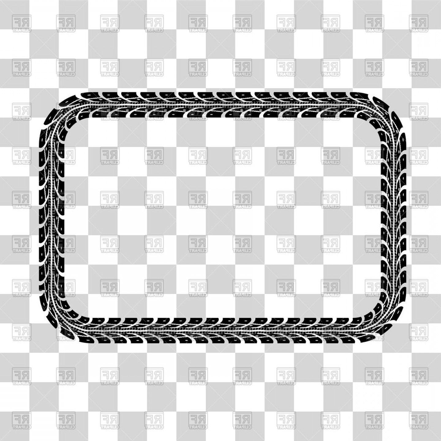 1440x1440 Tire Tracks Frame Vector Clipart Soidergi