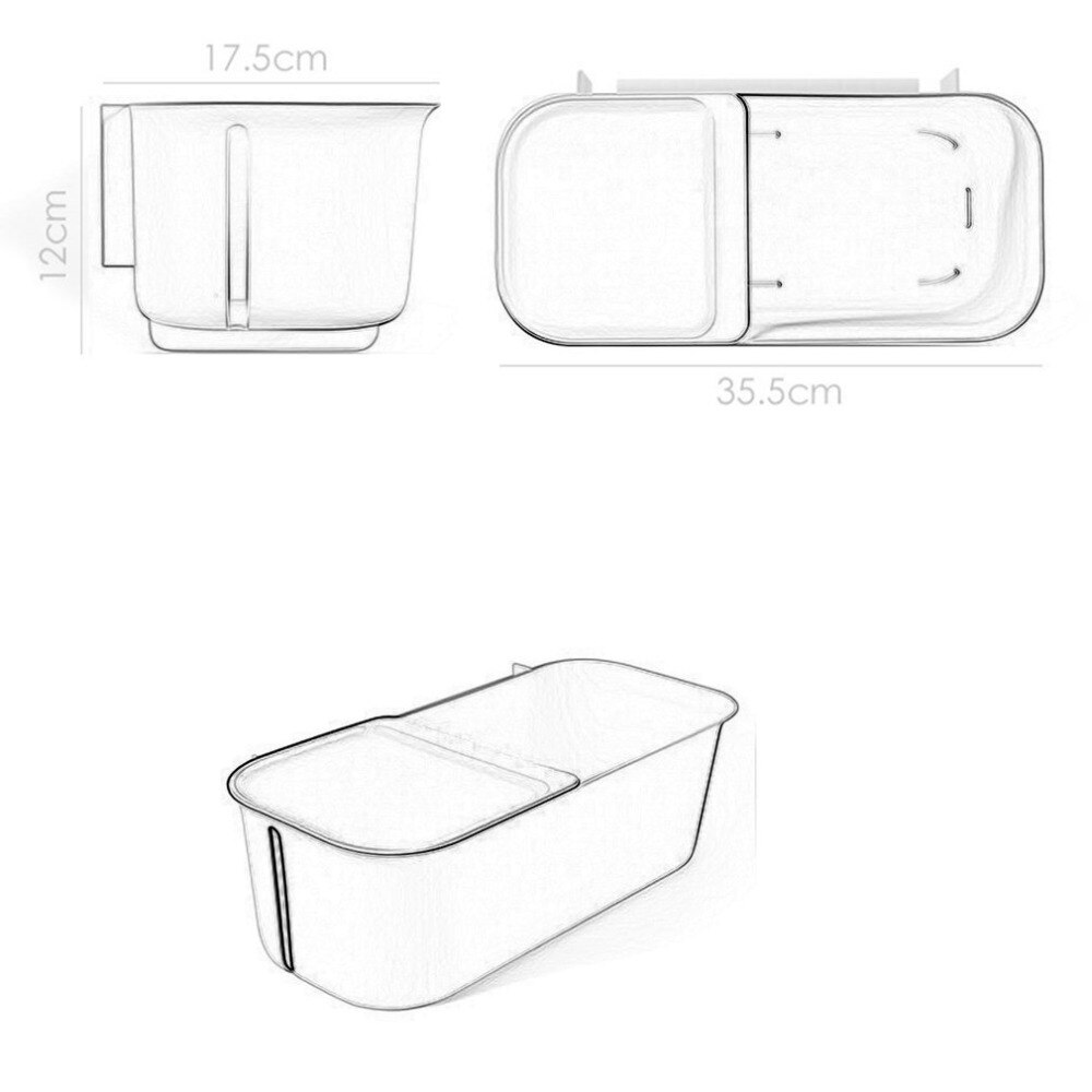 1000x1000 Dry And Wet Separation Bathroom Toilet Shelf Tissue Box Wall Type