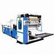 180x180 Box Drawing Facial Tissue Paper Machine With Screw Shear Knives