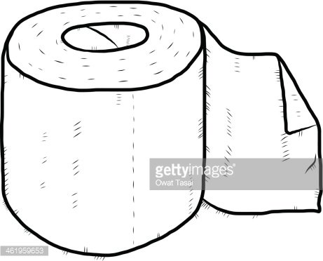 461x372 Roll Of Tissue Paper Cartoon Premium Clipart