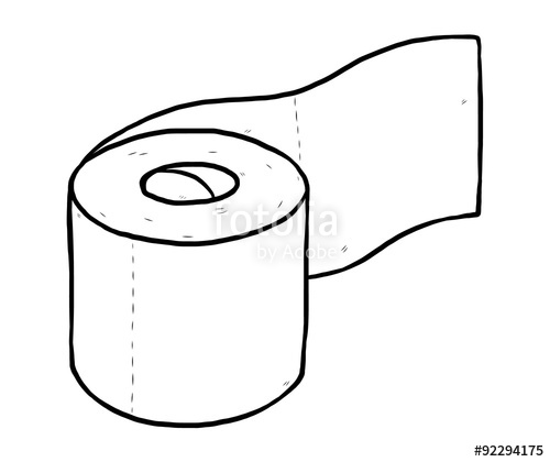 500x420 Roll Of Tissue Paper Stock Image And Royalty Free Vector