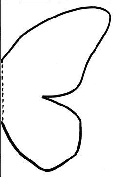 236x364 Untitled Drawing Butterfly Template, Paper Butterflies